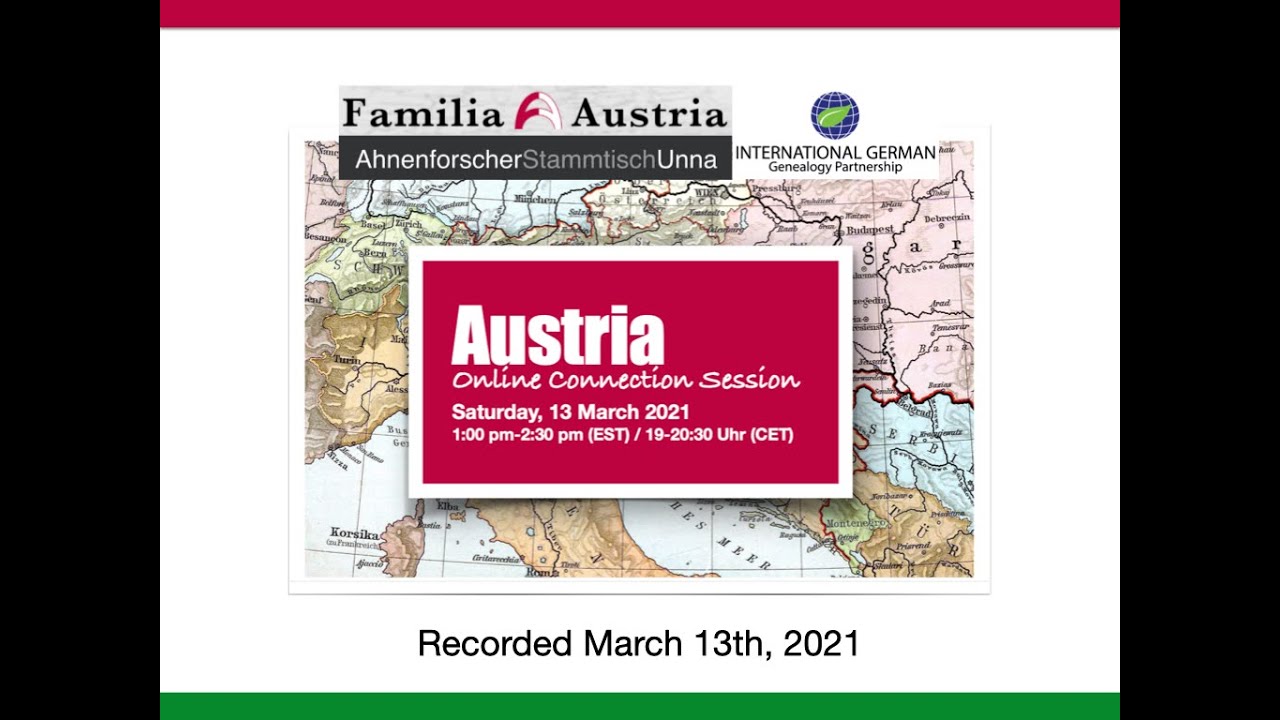 Online Austria Connection Session