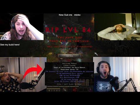D2R CLIPS #20 - HC DEATHS, PERFECT TORCHES, HOW TO ROLL PERFECT BO CTA, HE FELL ASLEEP ON STREAM!