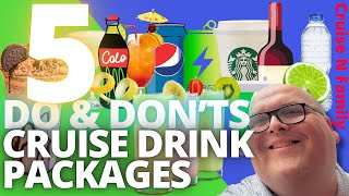 Cruise Drink Packages | 5 Do & Don’ts of Beverage Packages