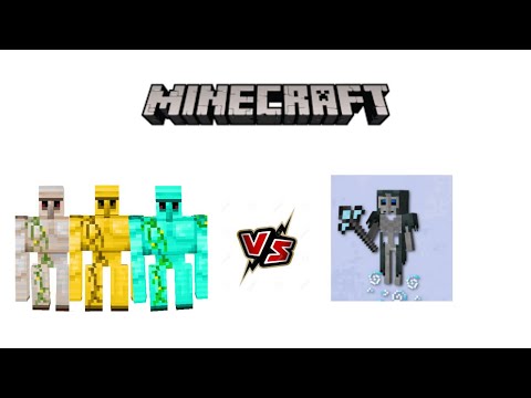 Dread lich vs Golem army!. Minecraft Mob Battles!!