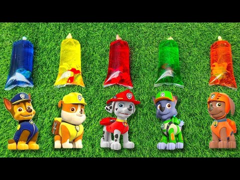 Wszystkie najlepsze zabawki Psiego Patrolu | Ryder, Zuma, Chase i Przyjaciele 🌈 Dźwięki tęczowej galaretki wodnej, ASMR