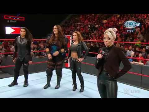 Alexa Bliss revela el Equipo de la Serie de Sobrevivientes de Mujeres de Raw 12/11/18