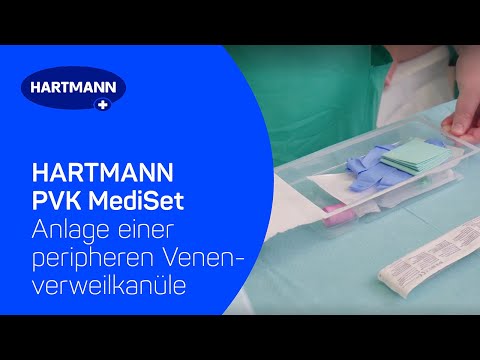 Legen eines peripheren Venenkatheters mit dem PVK MediSet® von HARTMANN