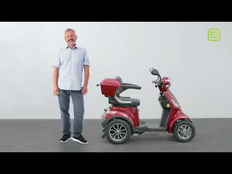 Electric four-wheeled scooter, mobility scooter, electric mobility scooter, ECONELO J4000 instruc...
