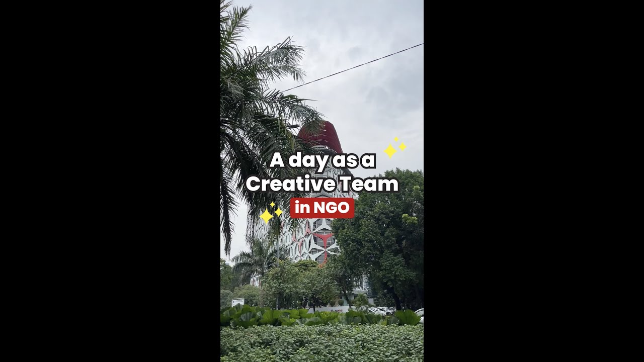 A DAY AS A CREATIVE TEAM IN NGO #shorts