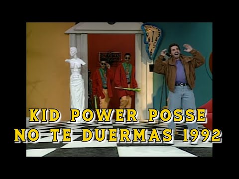 KID POWER POSSE in NO TE DUERMAS 1992 when Spanish rap was just beginning