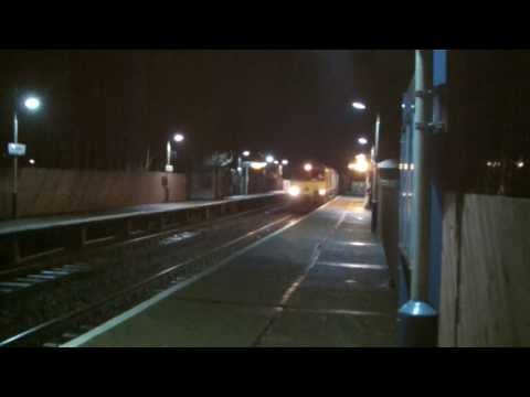 Shotton Deeside 29.1.2014- DBS Class 66 66121 Rolled Coil train
