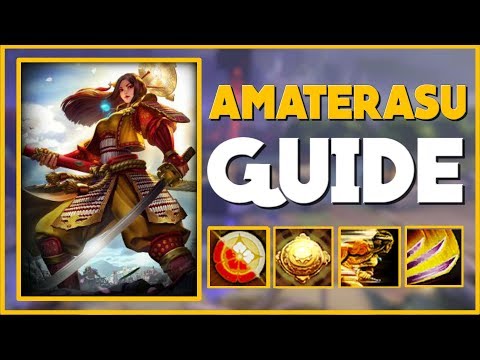 Smite - The Complete Amaterasu Guide & Build for Season 5 | Solo and Support