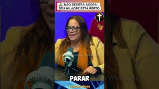 ⚡A Crise Não Pode te Parar! NÃO DESISTA AGORA! SEU MILAGRE ESTÁ PERTO! | Cristina Rosa
