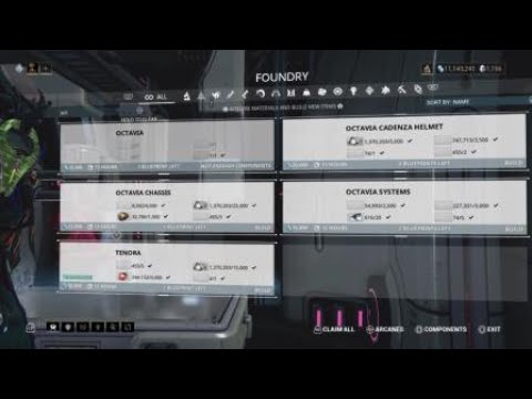 Warframe: WHERE'S MY OCTAVIA NEUROPTIC!? 3hrs grind