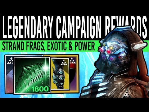 Destiny 2: NEW REWARDS For Lightfall Legendary Campaign! (Strand Extra's, High Stat Exotics & Power)