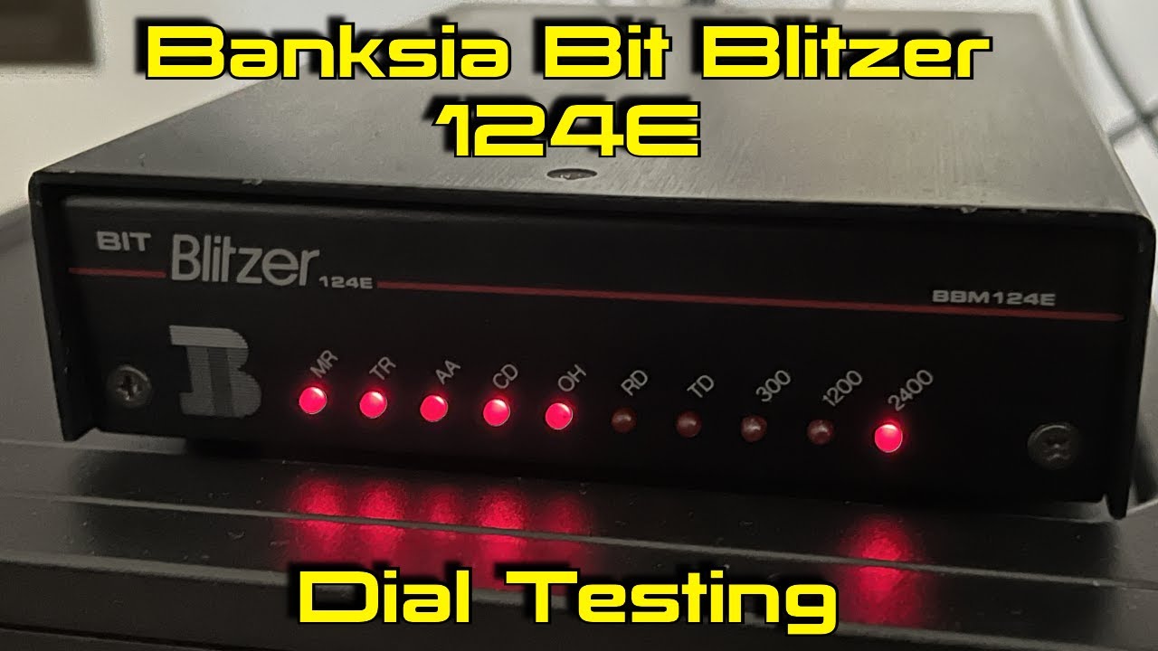 Banksia BIT Blitzer 124E Dial-up Modem - Dial Testing