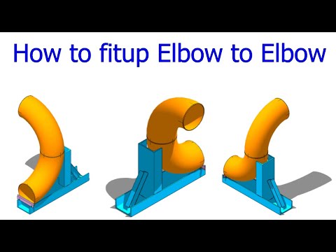 FIT UP AND INSPECTION OF ELBOWS OF ANY DEGREE WITH TWO RIGHT ANGLES