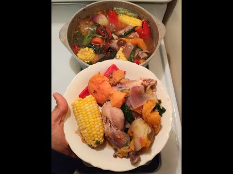 Chicken and Vegetables Soup (Puchero)
