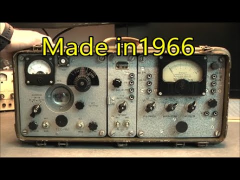 Soviet IK-2 military radio test set teardown