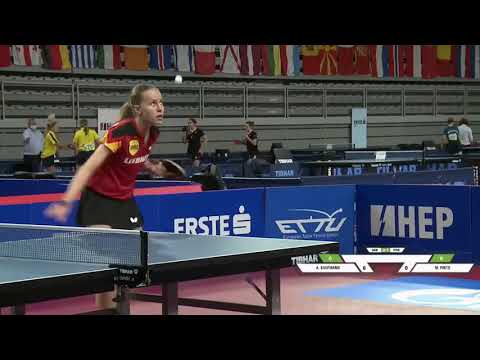 Annett Kaufmann (GER) vs Matilde Pinto (POR) | CGT Grp | 2021 European Youth Championships