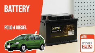 Youtube thumbnail of video "How to replace the car battery Polo mk4 1.9 TDI 🔋"