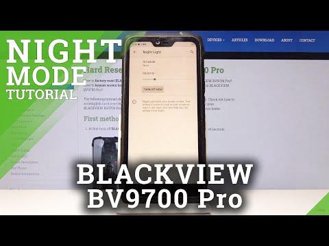 How to Enable Night Mode in Blackview BV9700 Pro