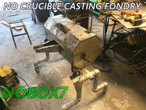 Crucible Free Casting foundry for ewaste metal recovery