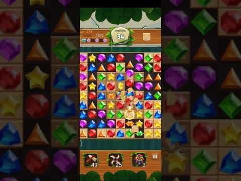 Jewels Jungle 💎 Level 214 ⭐⭐⭐ 2021 - Jewels & Gems Match 3 Puzzle no Booster 👑 Android Gameplay ✅