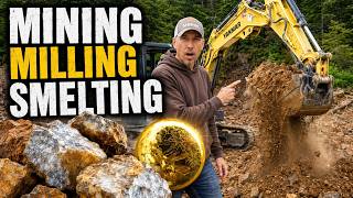 Crushing Ore the Old Timers Left Behind! Wait Until You See How Much Gold I Recovered!!