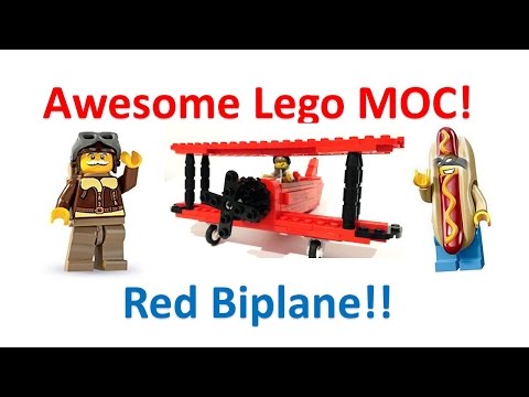 Awesome Lego Biplane MOC!!