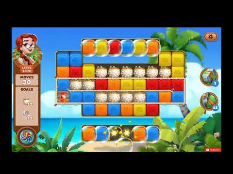 Lost Island Blasd Adventure Level 1670 NO BOOSTERS - A S GAMING ✔