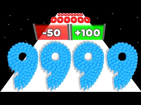 COUNT MAX LEVEL NUMBERS! Crowd Number Run 3D