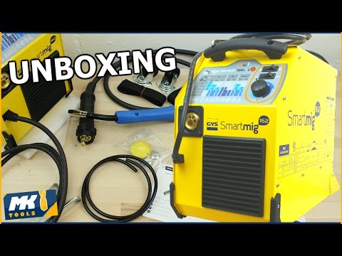 ✔ GYS Schutzschweißgerät 160A - Smartmig 162 - Unboxing [HD]