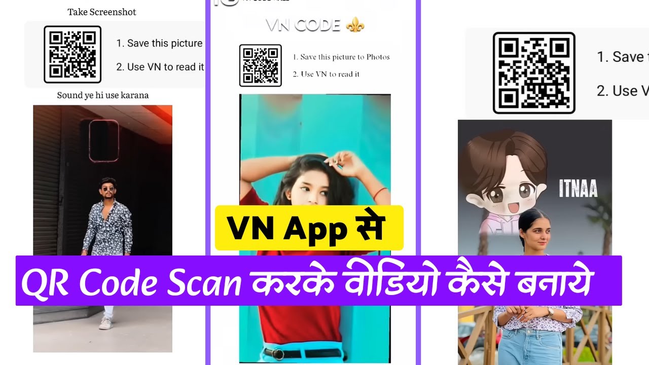 Vn App Me Scan Karke Video Kaise Banaye | Vn App Se Qr Code Scan Karke Video Kaise Banaye | Vn App