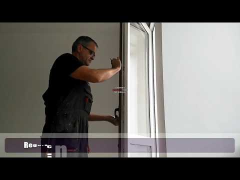 Window repair - replacement of the espagnolette slot