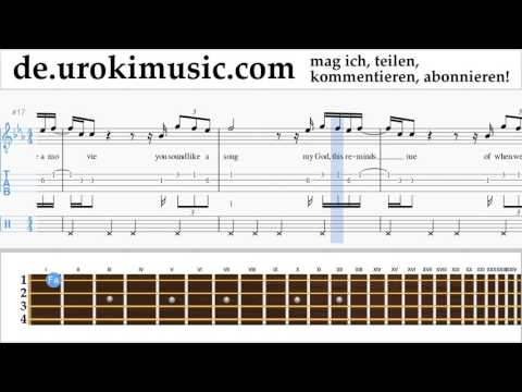 Banjo Lernen (Irischer Tenor) Adele - When We Were Young Tabulatur Teil#2 um-i995