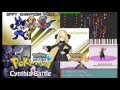 Pokémon Sinnoh Champion Cynthia Mashup Version 1 Original 8Bit GBA Metal Synthesia