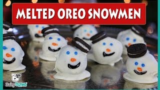 How to Make Melted Oreo Snowman Desserts | Best Recipes