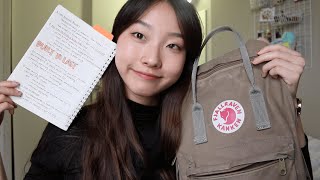what&#39;s in my backpack 2018 ✐ college freshman • diane 다이앤