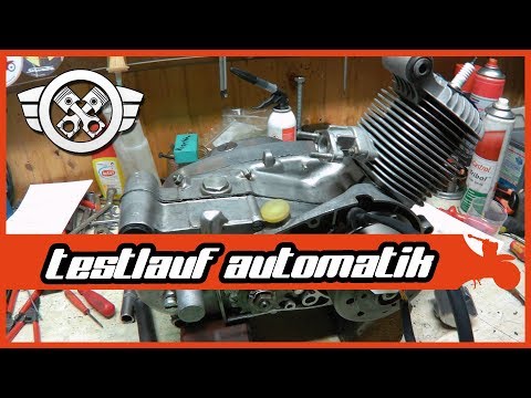 Simson Schwalbe Halbautomatik | Motor Testlauf | Nur noch die Reste zusammen stecken