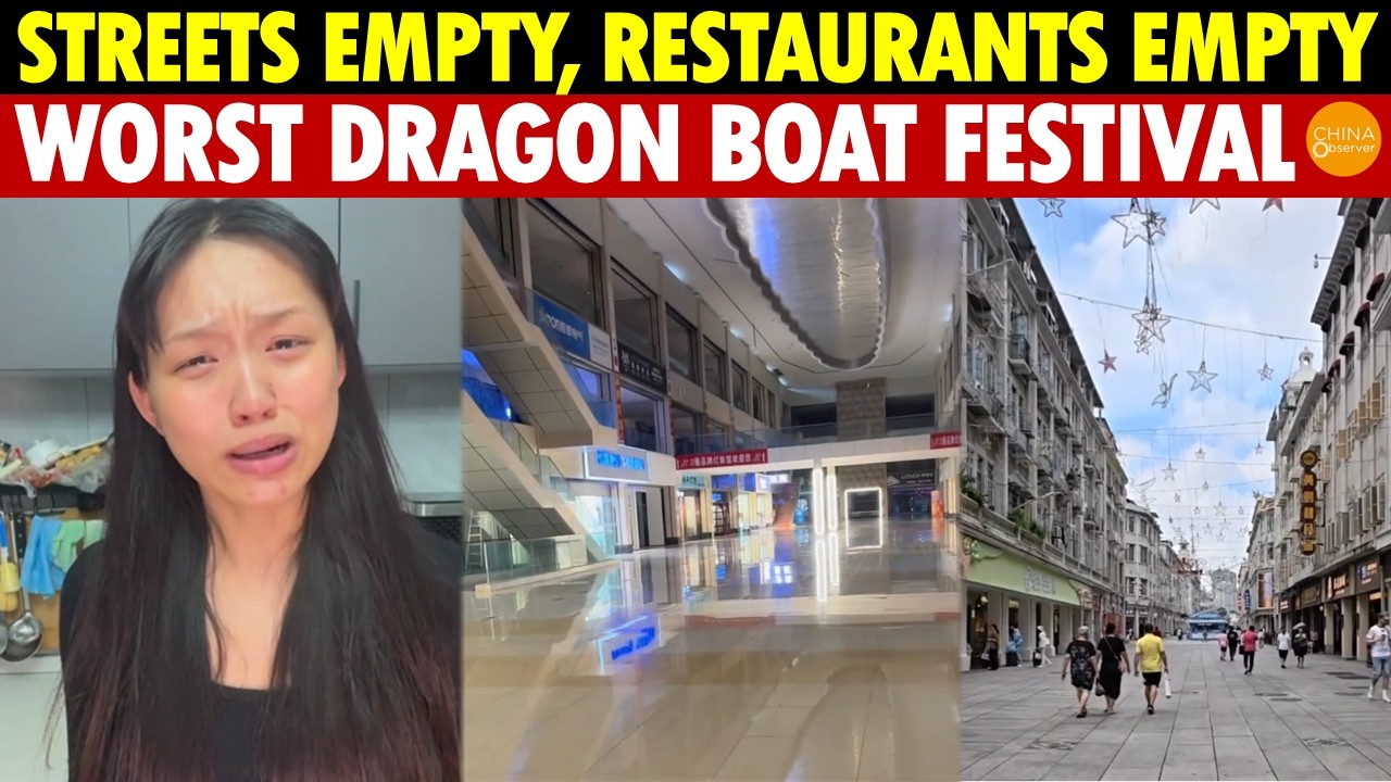 Streets Empty, Restaurants Empty, Tourist Sites Deserted—China’s Worst Dragon Boat Festival Ever