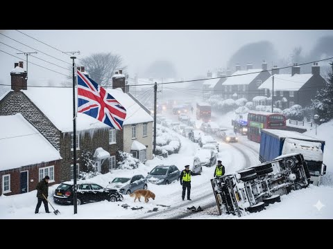 BLIZZARD BURIES EUROPE AND UK: Airports Shut Down, Homes and Cars Engulfed; 6 Dead in Winter Crisis.