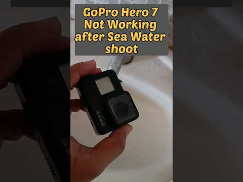 GoPro not working or not getting ON after Sea Salt Water shoot. #goprohero7black #goprohero9 #gopro