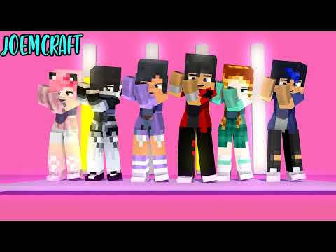 APHMAU COUPLE FRIENDS CREW |ZANE, EIN, KC | TUTU DANCE | GANGNAM STYEL DANCE - Minecraft Animation