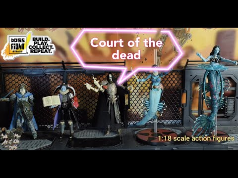 New Boss Fight Studio Court of the Dead 1:18 scale action figures. Nice with cool accessories.