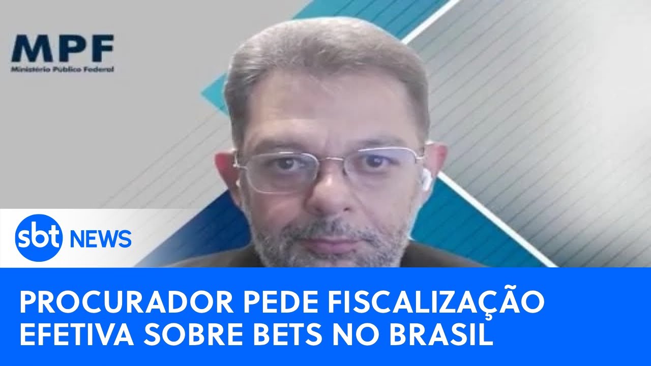 É inconcebível que bets estejam atuando no Brasil sem controle, afirma procurador do MPF