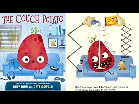 The Couch Potato | Kids & Family Together Picture Story Books Time | Read Aloud