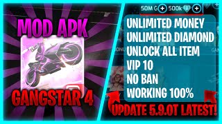 Update 5.9.0t Gangstar Vegas Mod Apk : Unlimited Money, Unlock All, Vip 10, Working 100% |HozoGaming
