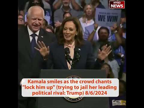 Walz shake his wife's hands; KAMALA launched campaign: Good evening. Ha ha!