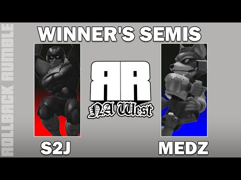 S2J (C.Falcon) vs Medz (Fox) | Winner's Semis | Rollback Rumble: NA West 3
