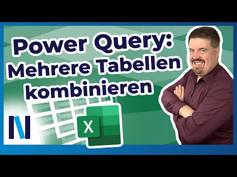 Excel: Daten mit Power Query aus mehreren Tabellen zusammenführen