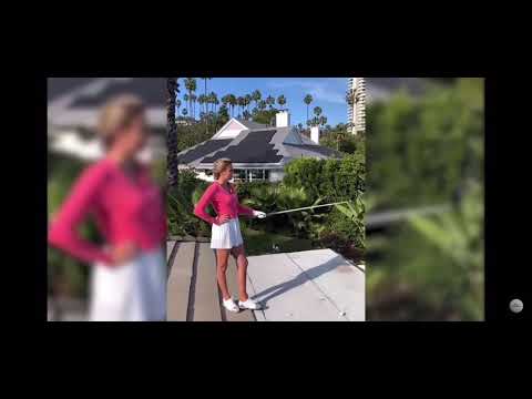 Sexy girl is playing golf on poolside. #Shorts #sexy #girl #golf #sports #hot pussy