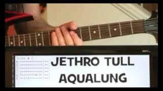 Jethro Tull Aqualung Guitar Chords Lesson &amp; Tab Tutorial + Solo