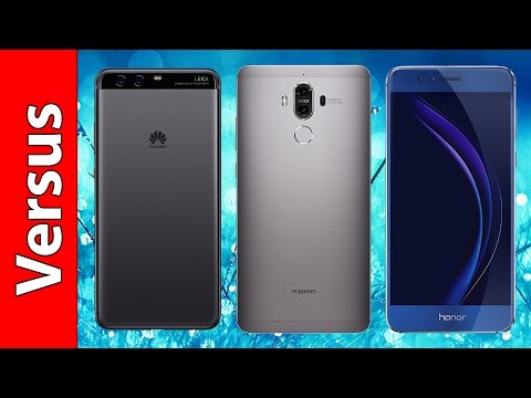 P10 Plus vs. Mate 9 vs. Honor 8 Pro
